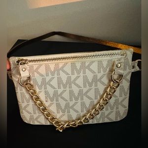 Michael Kors White Belt bag